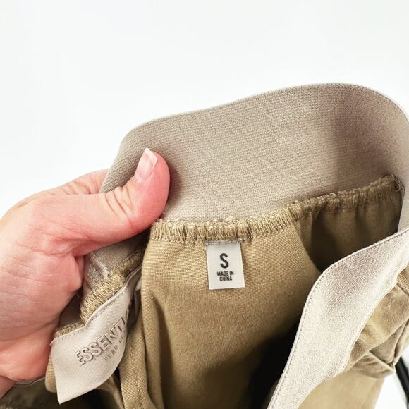 Fear Of God Essentials Womens Relaxed Trouser Pants Small Pull-On Straight Leg - Picture 7 of 13